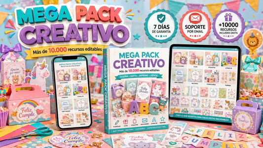 MEGA PACK CREATIVO + 8 BONUS